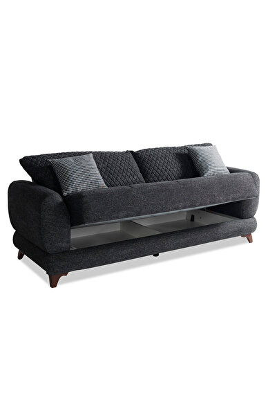 Eymense Rodos Çekyatlı Üçlü Kanepe Çekyat