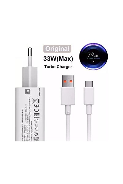 Genel Markalar Xiaomi 33 Watt Fast Qualcomm Turbo Hızlı %100 Orjinal Mi Şarj ...