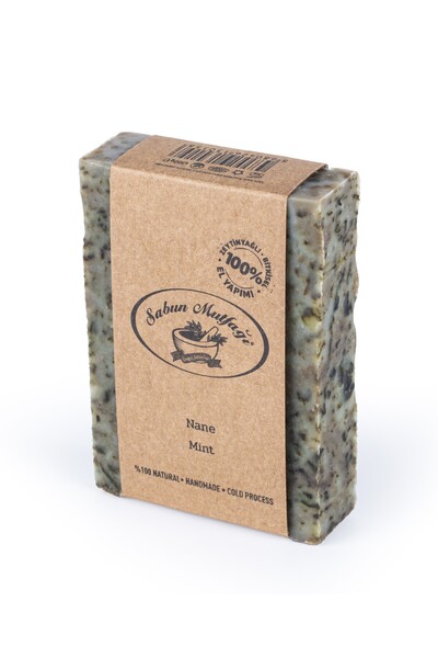 Sabun mutfağı Doğal Nane Sabunu, Soğuk Işlem Yöntemiyle Hazırlanmış Nane Sabu...