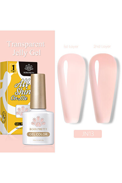 Born Pretty PRO JELLY NUDE GEL 10 ML YARI SAYDAM KALICI OJE
