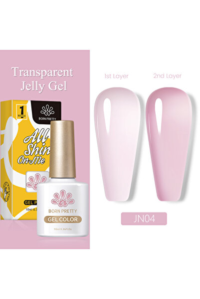 Born Pretty PRO JELLY NUDE GEL 10 ML YARI SAYDAM KALICI OJE