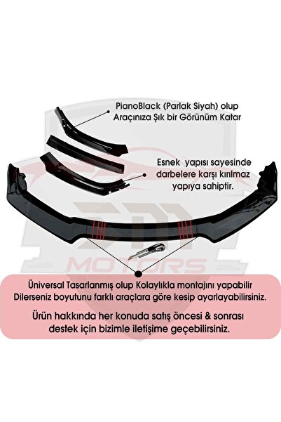 ototime Fiat Linea Ön Tampon Eki Bodykit Karlık Lip