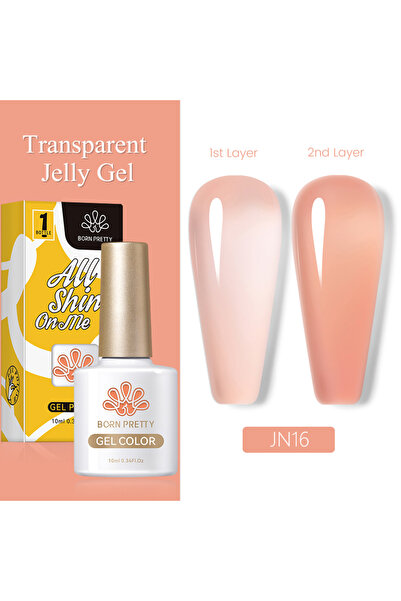 Born Pretty PRO JELLY NUDE GEL 10 ML YARI SAYDAM KALICI OJE