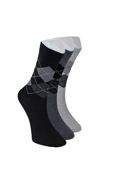 Solonine Premium βαμβακερές κλασικές κάλτσες με σχέδια 5 συσκευασιών