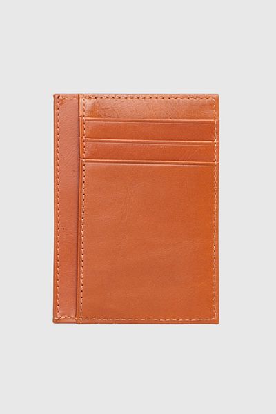 Grande 750 Model Slim Fit Γνήσιο Δερμάτινο Θήκη Κάρτας - Taba Rst2