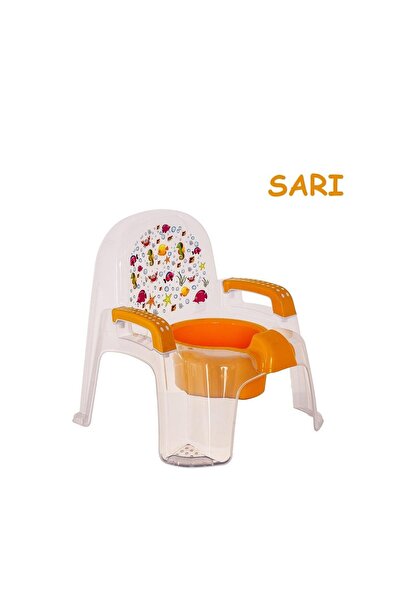 4KİDS 4kids Afacan Çocuk Lazımlık Bebek Tuvalet Alıştırma Lazımlığı Tutma Kol...