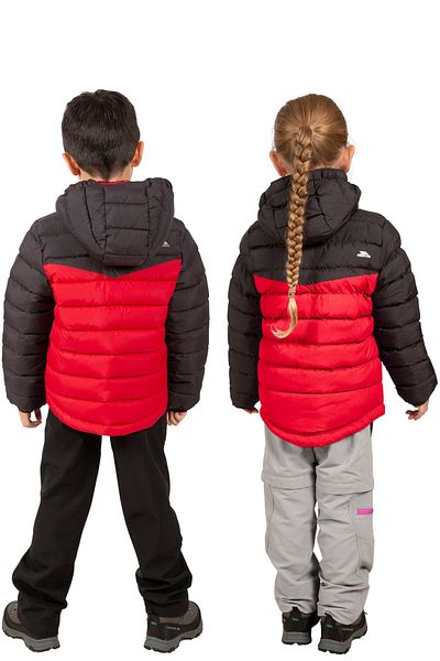 Trespass Oskar Padded Kids Coat UCJKCAN20002-RED