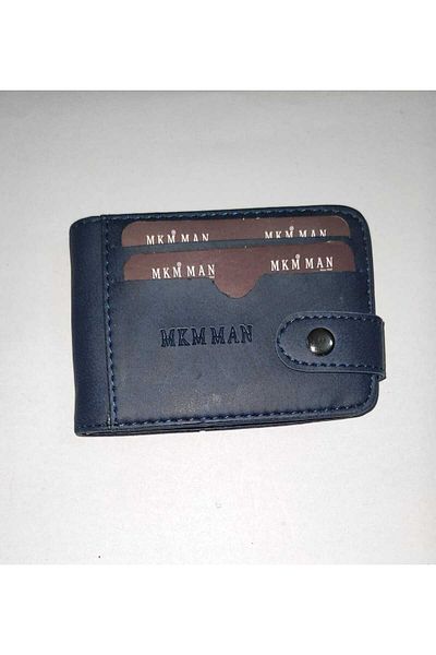 firdevsi hobi Nubuck Horizontal Snap Housing 10 Transparent Card Holder Wallet