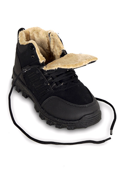 kabkabi Мъжки водоустойчиви и ветроустойчиви зимни ботуши с изцяло вълнена по...