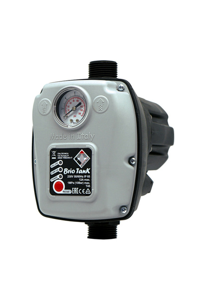 İTALTECNİCA Brio Tank 1.5-2 Hp Su Pompası Için Italyan Otomat Otomatik Hidrofor Hidromat
