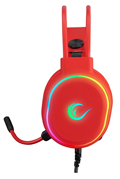 Rampage Rogue Red 7.1 Surround Sound Rgb Led Gaming Headset with Microphone