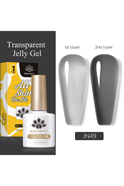 Born Pretty PRO JELLY NUDE GEL 10 ML YARI SAYDAM KALICI OJE