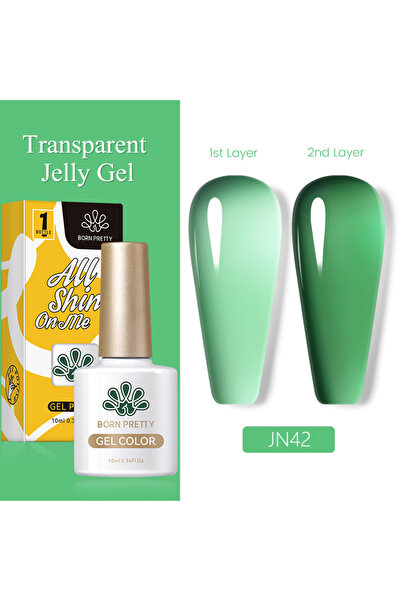Born Pretty PRO JELLY NUDE GEL 10 ML YARI SAYDAM KALICI OJE
