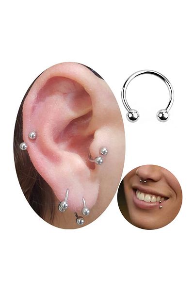 Liva CERRAHİ STEEL PIERCING (Stainless, Non-Fade)