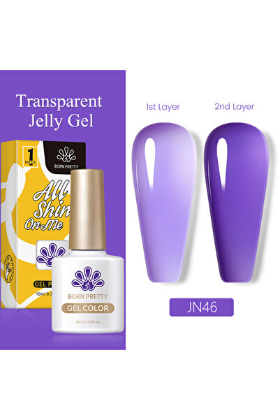 Born Pretty PRO JELLY NUDE GEL 10 ML YARI SAYDAM KALICI OJE