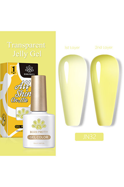 Born Pretty PRO JELLY NUDE GEL 10 ML YARI SAYDAM KALICI OJE