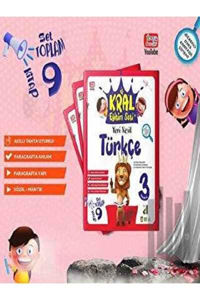 Damla Yayınevi Yeni Nesil Kral Eğitim Seti 3 Damla Yayınevi