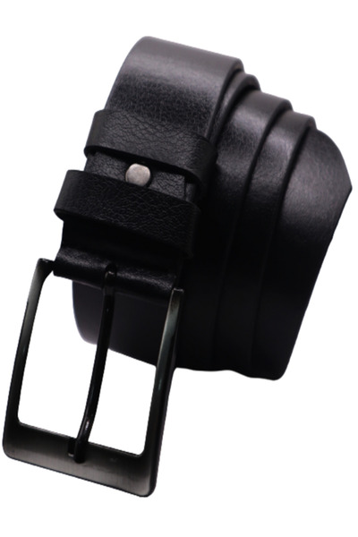 Astakos نموذج رياضي جينز وقماش أسود سميك قطع إيطالي حزام بنطال جلدي نباتي عرض...