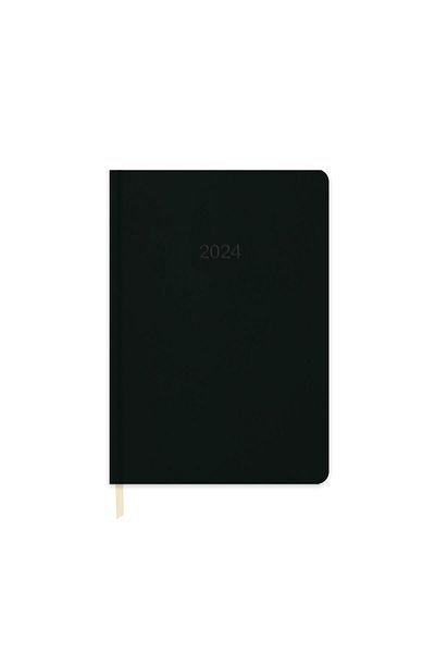 KESKİN COLOR Sharp Color Thermo Leather 2024 Daily Agenda Black 16x24