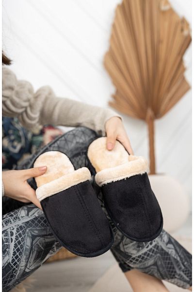 ALTUNTAŞ Unisex βελούδινες ορθοπεδικές παντόφλες σπιτιών