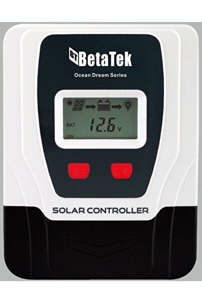 BETATEK 40a Tornavida Hediyeli Solar Şarj Kontrol Cihazı 40a 12-24v Pwm