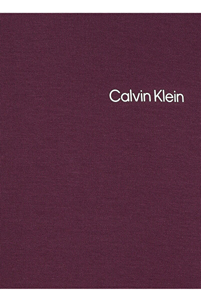 Calvin Klein Kapüşon Yaka Mor Erkek Sweatshırt K10K109927VDS