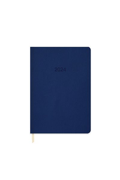 KESKİN COLOR Keskin Color Thermo Leather 2024 Daily Agenda Navy Blue 16x24