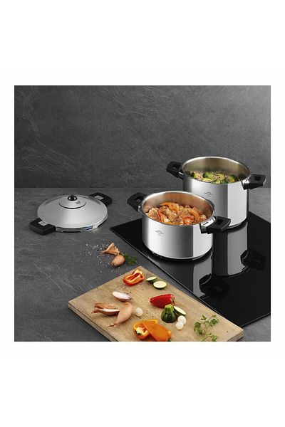Kuhn Rikon Kuhn Rİkon 3014 Duromatic İnox 8 + 4 Liter Pressure Cooker Set