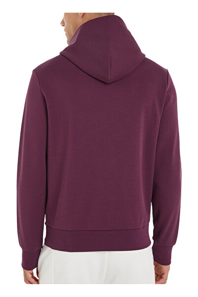 Calvin Klein Kapüşon Yaka Mor Erkek Sweatshırt K10K109927VDS