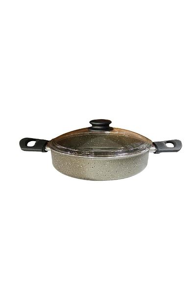 Mehtap Granite Short Pot 28 CM Karnıyarık Pot