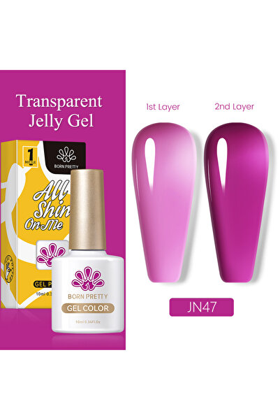 Born Pretty PRO JELLY NUDE GEL 10 ML YARI SAYDAM KALICI OJE