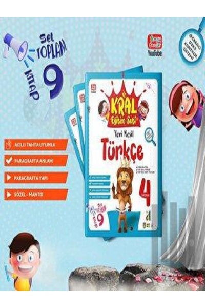 Damla Yayınevi Yeni Nesil Kral Eğitim Seti 4 Damla Yayınevi