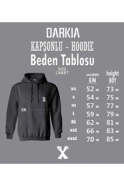 Darkia Φούτερ με κουκούλα διπλής όψης με κουκούλα με κουκούλα Halloween Halloween Special Design