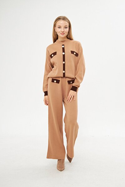 Minharir Двоен костюм със златни копчета