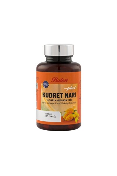 Balen Plus Kudret Narı Ve Sarı Kantaron Yağı Içeren Yumuşak Kapsül Takviye Edici Gıda (100 Kapsül)