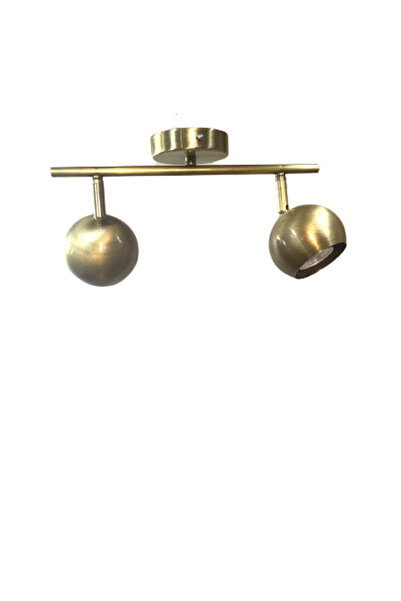 Rsylight Metal Modern 2 Li Eskitme Kaplama 180 Derece Mafsallı Led Spot Avize...