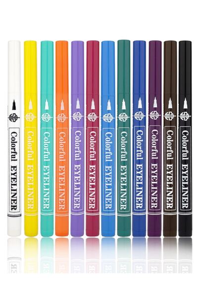 Mardinal 12 Renk Pen Eyeliner Seti