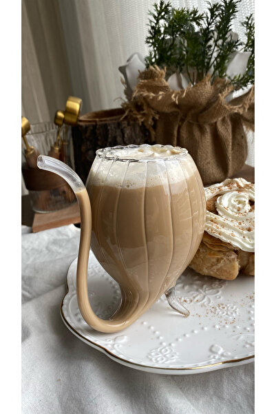 KÜÇÜK EW Cupă de vampir cu dungi rezistente la căldură |   Cafea și ceașcă de prezentare |   Pahar borosilicat - 1 bucată