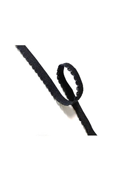 Hayal Sepeti Lastik SİYAH faredişi desenli 8mm- 5MT iç çamaşır Lastiği 1 Pake...