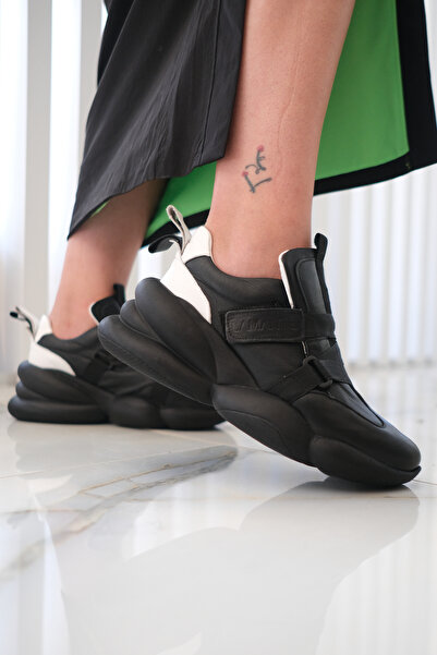 LAMANTE MİLAN DERİ SİYAH SPOR AYAKKABI