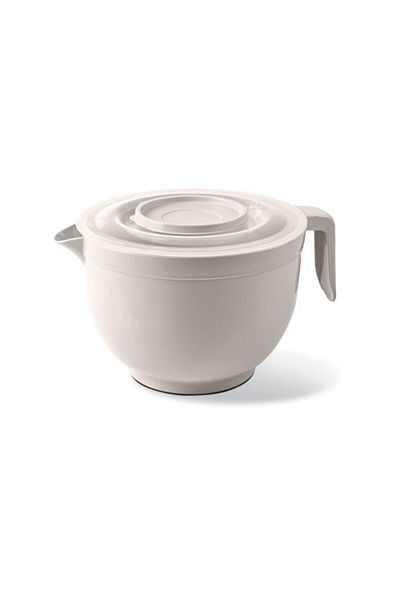 Üçsan Plastik Mixing Bowl & Mixer Bowl Mixer Bowl with Lid 3 Liter Whisking Bowl Cream