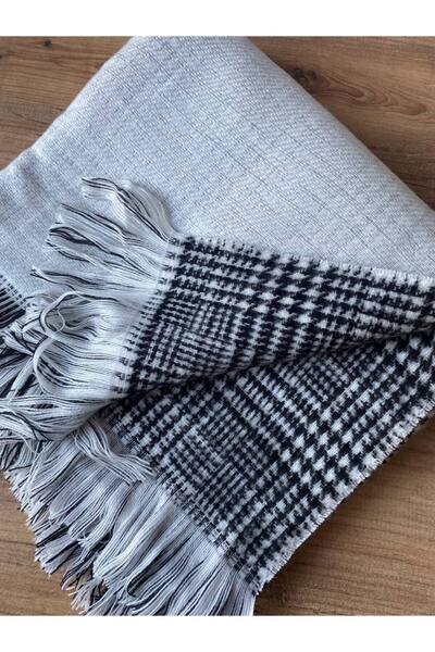 Nilbutik Çift Taraflı Kalın Şal