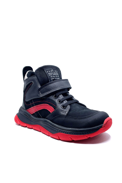 Perlina Erkek Çocuk Deri ve Ortopedik Kışlık Bot