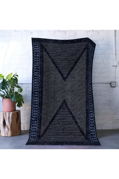 Rugs Modern Halı Mira Gray Blue Themed Geometric H Patterned Modern Decorativ...