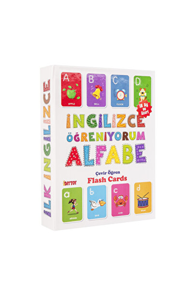 Diytoy İngilizce Öğreniyorum Alfabe Çocuklar İçin Resimli İlk İngilizce Seti