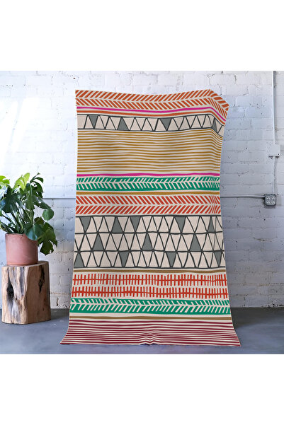 Rugs Modern Halı Mira Çok Renkli Çizgi Bölmeli Geometrik Şekil Desenli Modern...