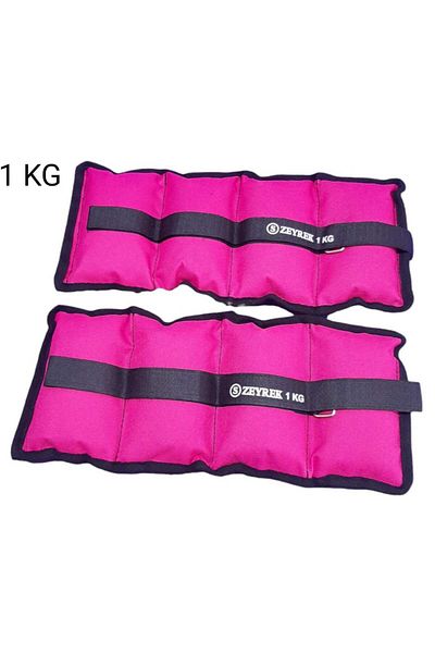 S ZEYREK 1 kg × 2 bucăți, în total 2 kg, set de greutăți pentru întărirea mușchilor mâinii, picioarelor, încheieturii mâinii, sac de greutăți de nisip