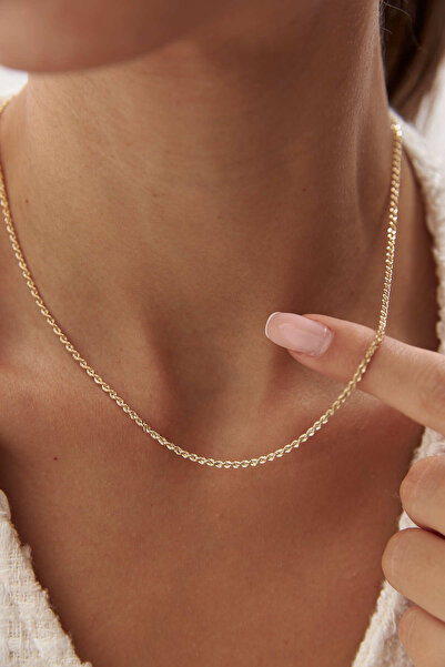 YAVUZ KUYUMCULUK 14 Ayar Altın Halat Burgu Zincir