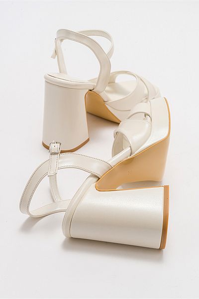 LuviShoes Pantofi cu toc LELLO Sedef pentru damă