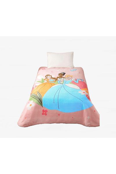 Taç Licensed Disney Princesses Fun Together Single Blanket